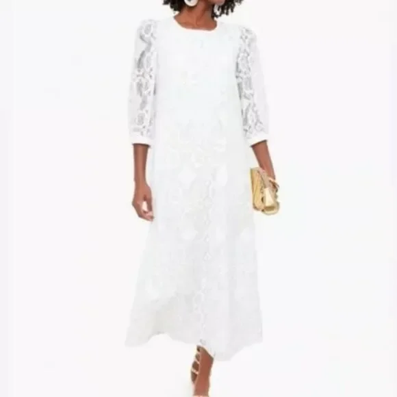 Tuckernuck Jillian Dress Maxi White Lace S NWT - Picture 2 of 6